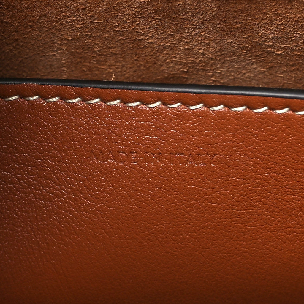 Smooth Calfskin Small Cuir Triomphe Bucket Bag Tan