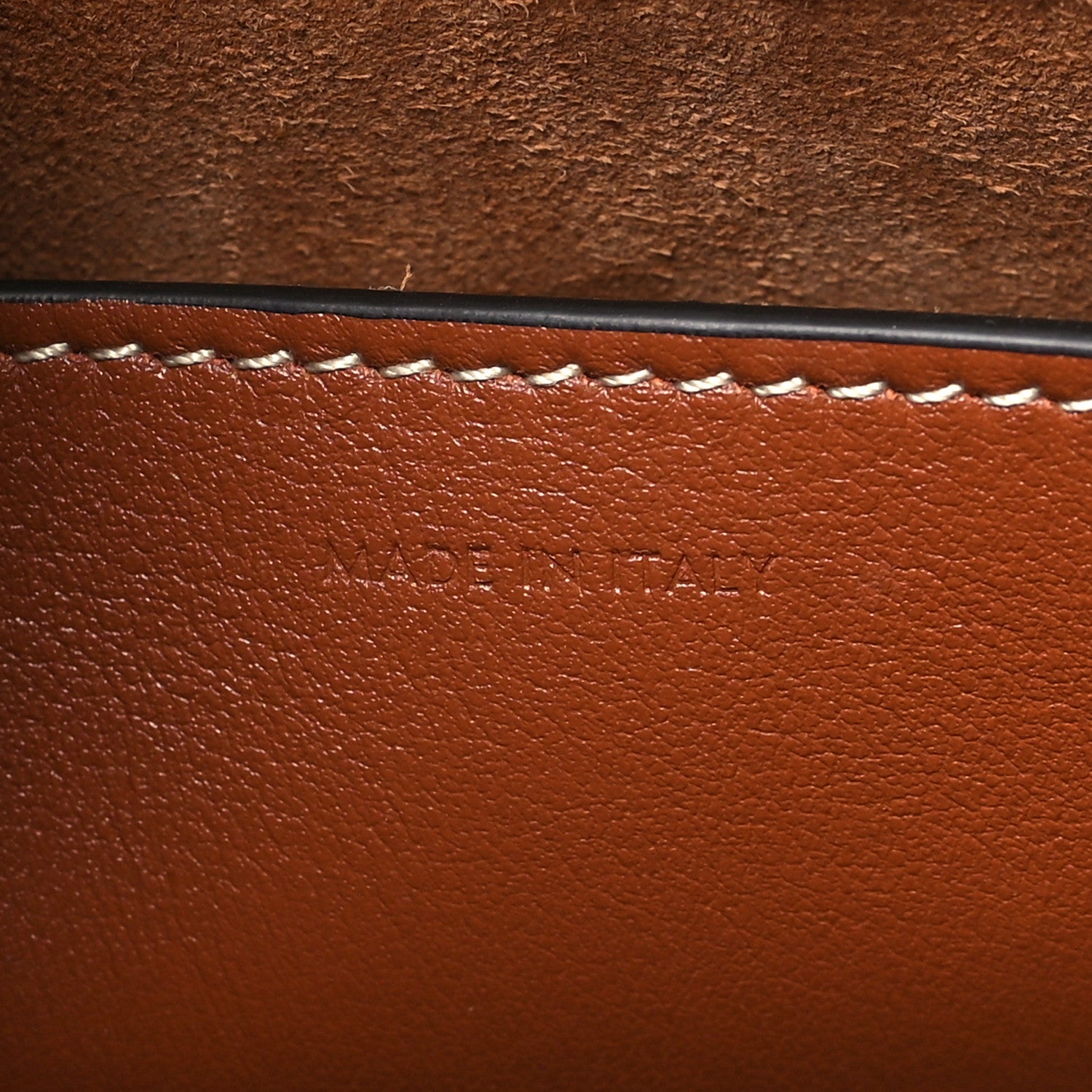 Smooth Calfskin Small Cuir Triomphe Bucket Bag Tan