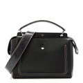Vitello Baltico Dolce Elaphe DotCom Satchel Dark Grey