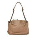 Lambskin Lax Accordion Hobo Beige
