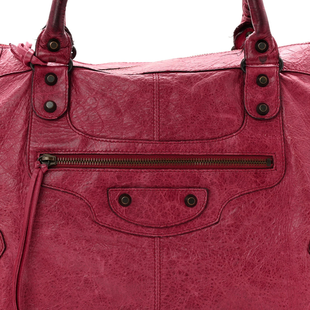 Agneau Classic Hardware Work Pourpre