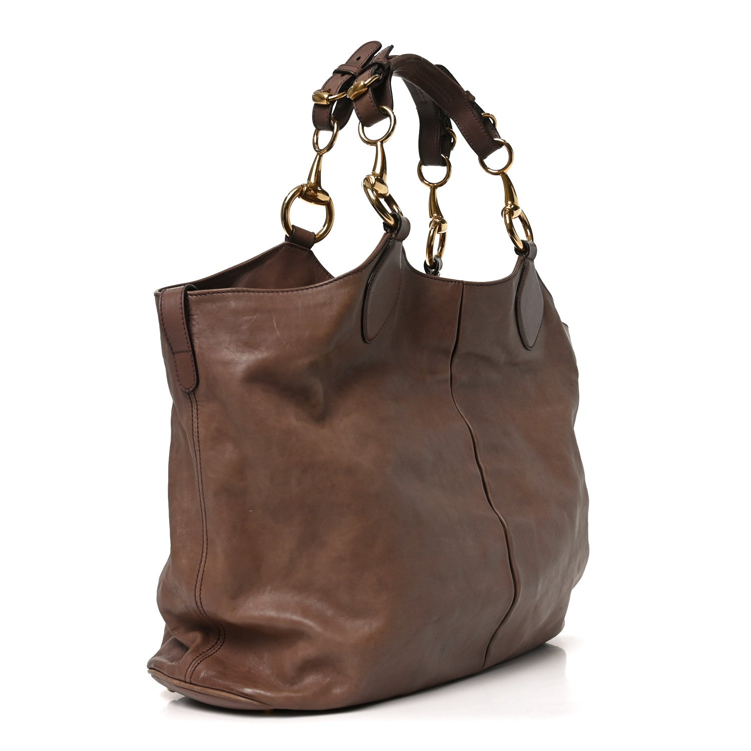 Calfskin Soft Icon Tote Pink Tan