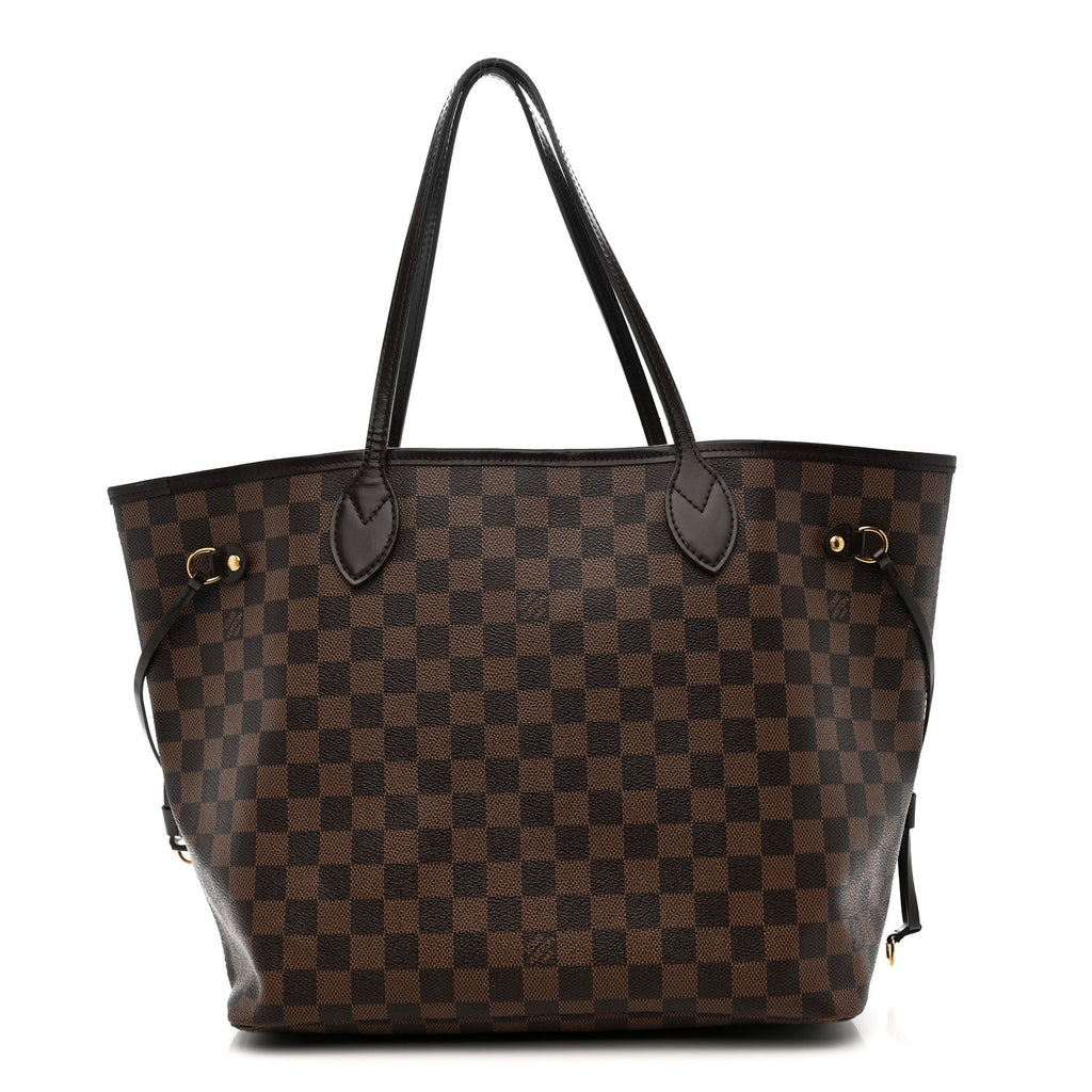 Damier Ebene Neo Neverfull MM Rose Ballerine