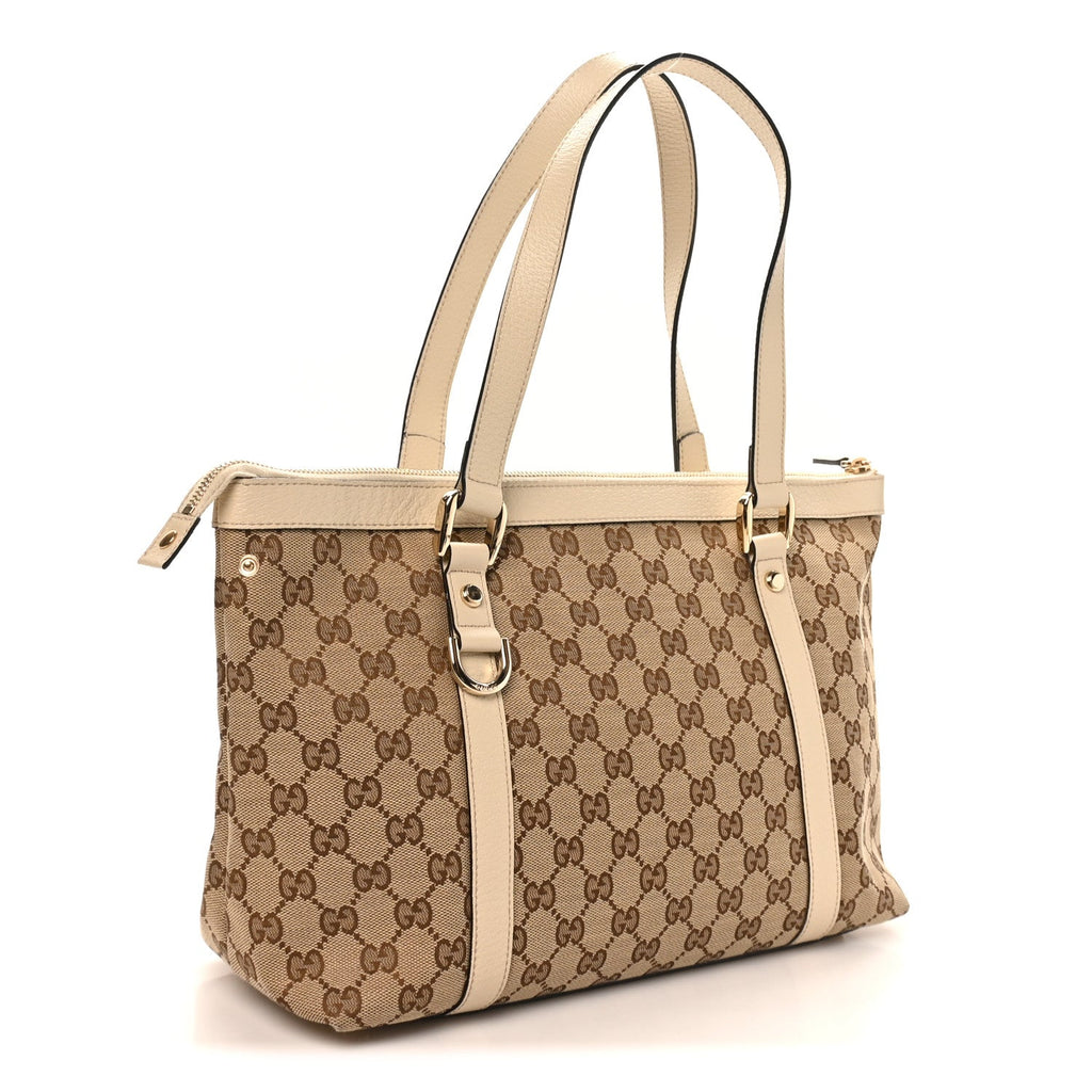 Monogram Medium Abbey Tote Off White