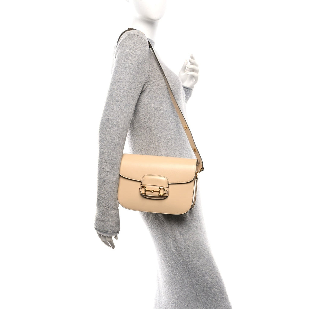 Azalea Calfskin Horsebit 1955 Shoulder Bag Bubble Tea