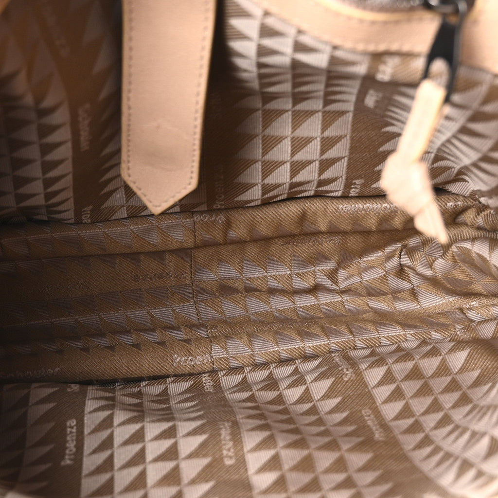 Lambskin Fringe Medium PS1 Satchel Nude