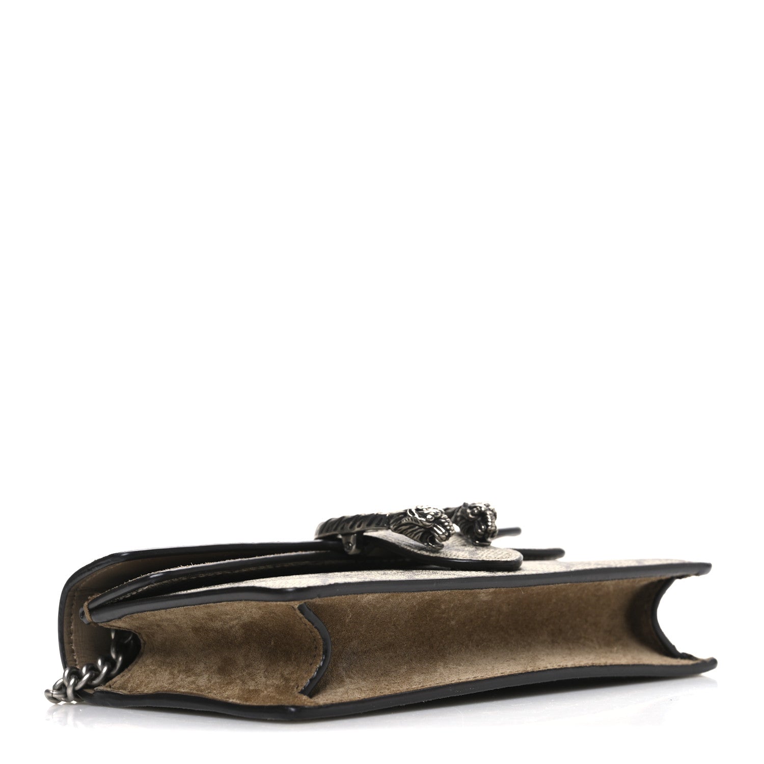 GG Supreme Monogram Super Mini Dionysus Shoulder Bag Taupe