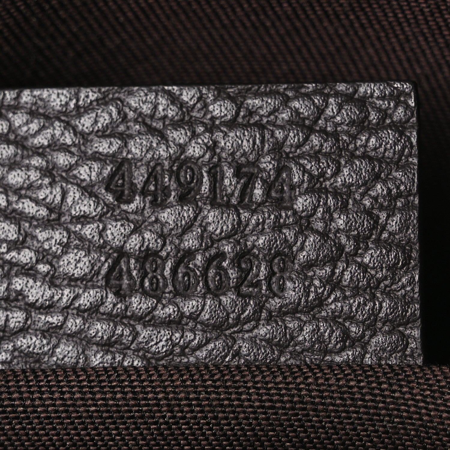 Monogram Belt Bag Dark Brown