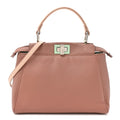 Nappa Colorblock Mini Peekaboo Iconic Satchel English Rose Plaster Oxigen