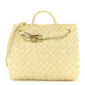 Nappa Intrecciato Small Andiamo Shoulder Bag Chamomile