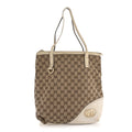 Monogram Medium New Britt Hobo Tote Off White