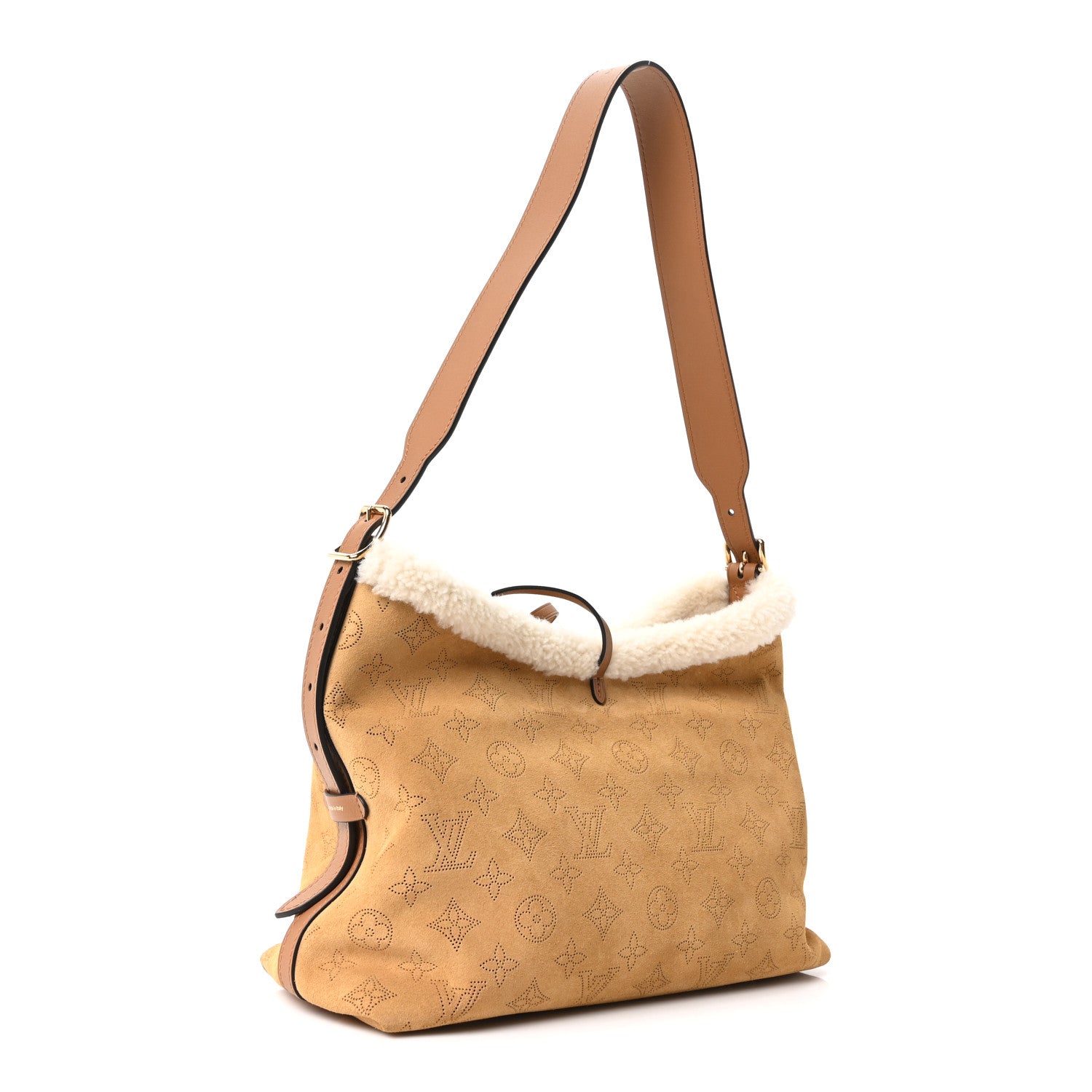 Suede Mahina CarryAll PM Beige