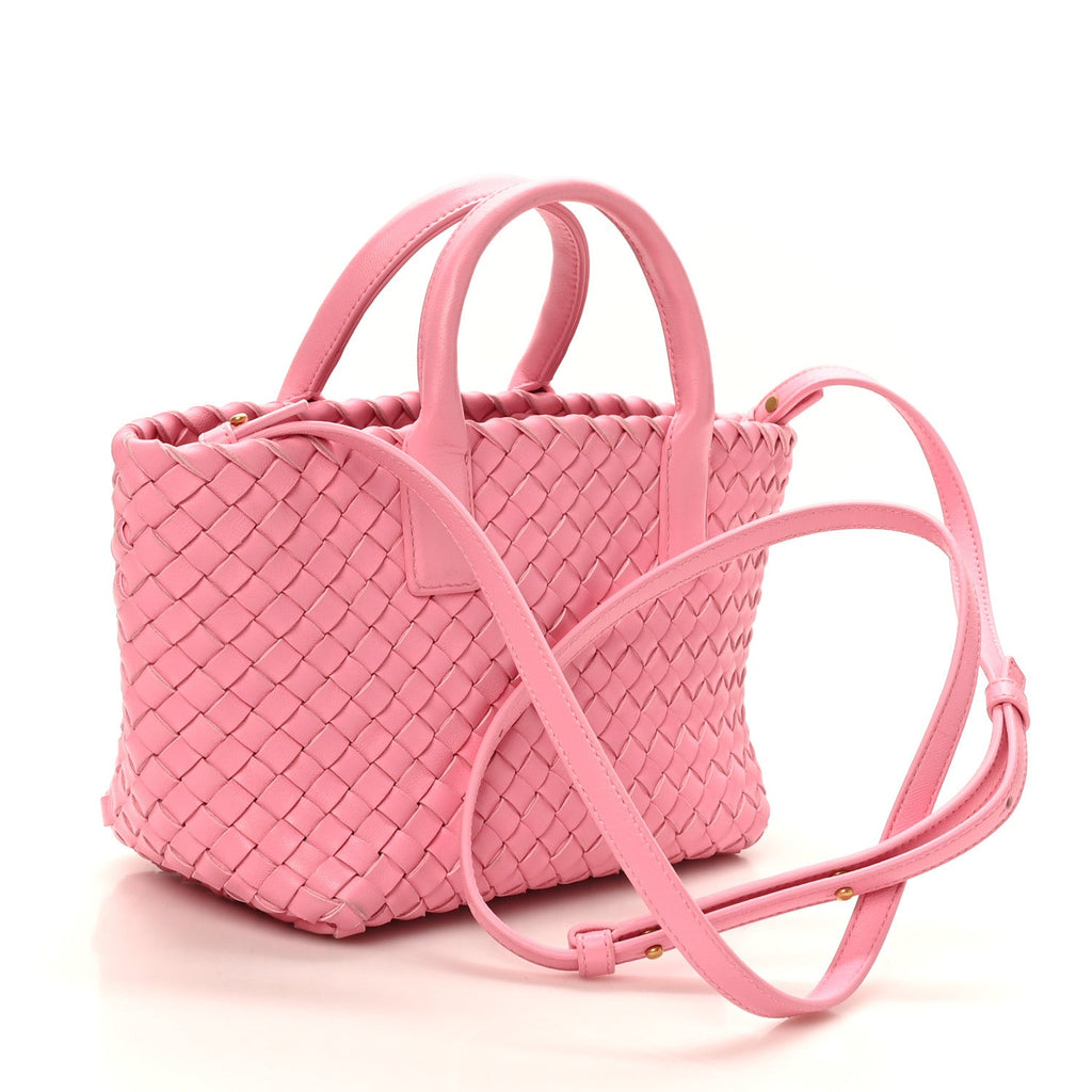 Nappa Intrecciato Mini Cabat Ribbon