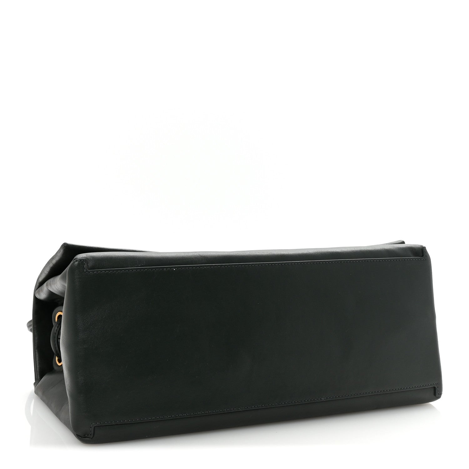 Calfskin Large Dual Shoulder Bag Green