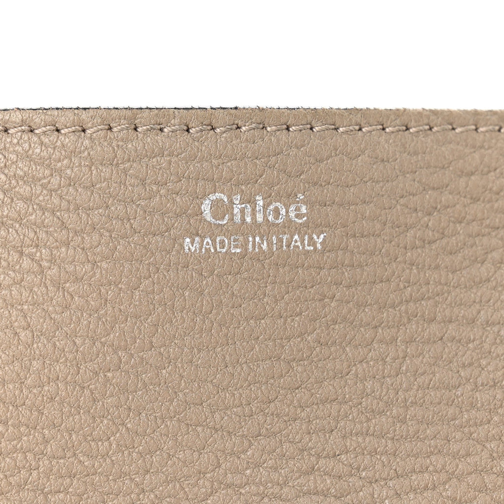 Grained Lambskin Drew Shoulder Bag Motty Grey