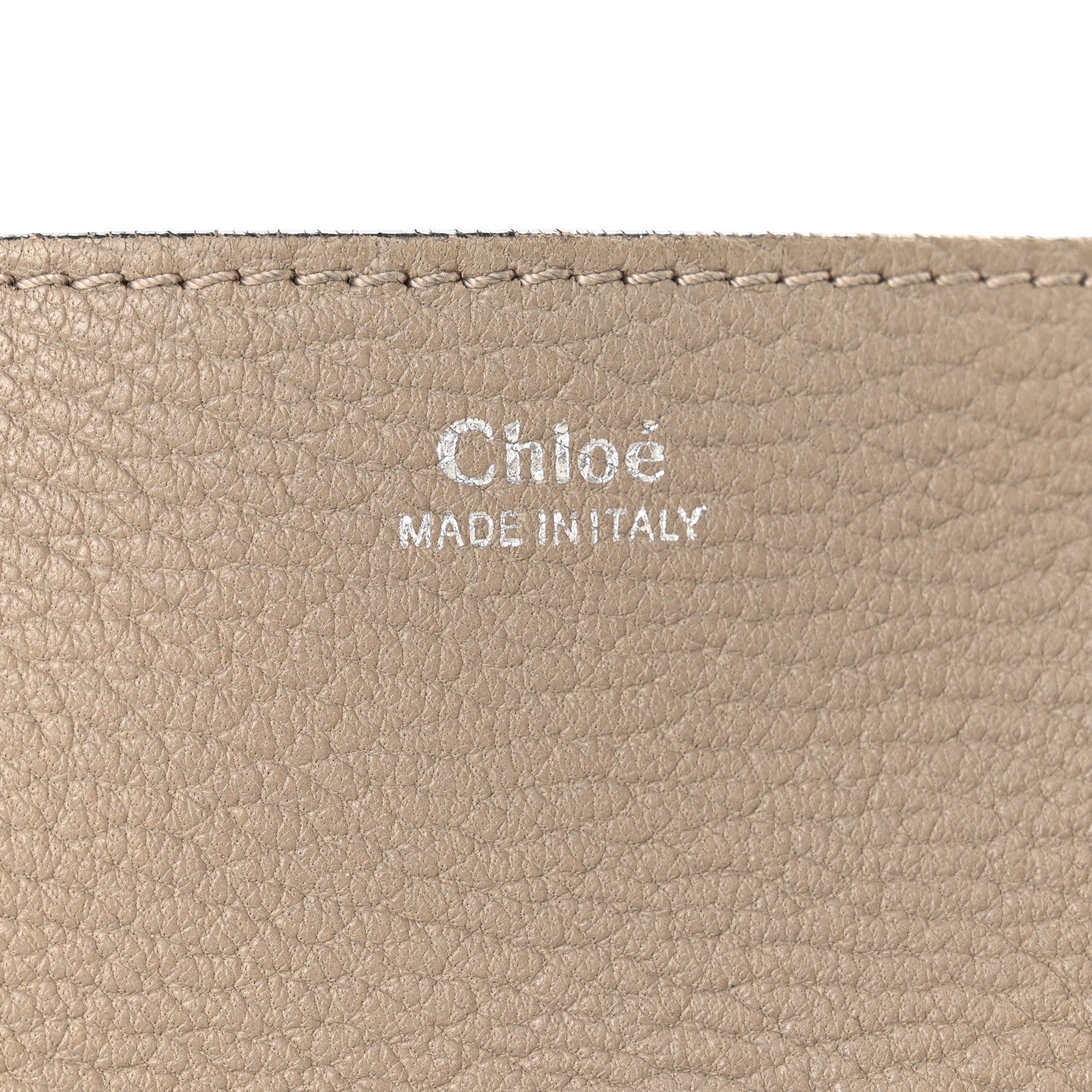 Grained Lambskin Drew Shoulder Bag Motty Grey