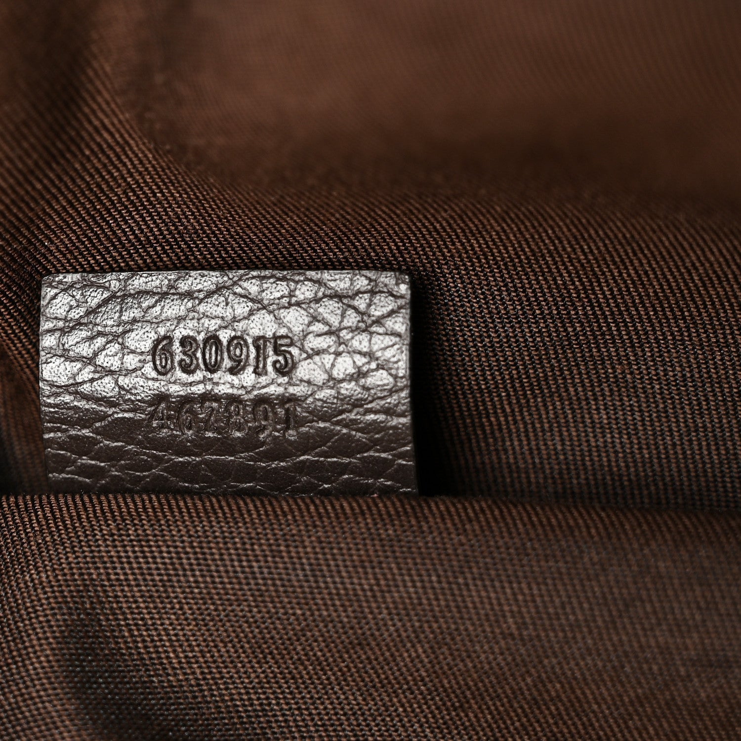 Monogram Dollar Calfskin Waist Pouch Beige Ebony Testa di Moro Marrone Scuro