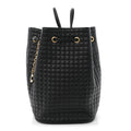 Calfskin Quilted Small C Backpack Black