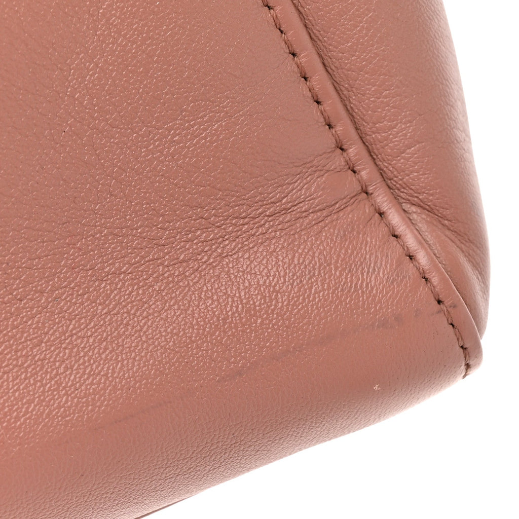 Nappa Colorblock Mini Peekaboo Iconic Satchel English Rose Plaster Oxigen