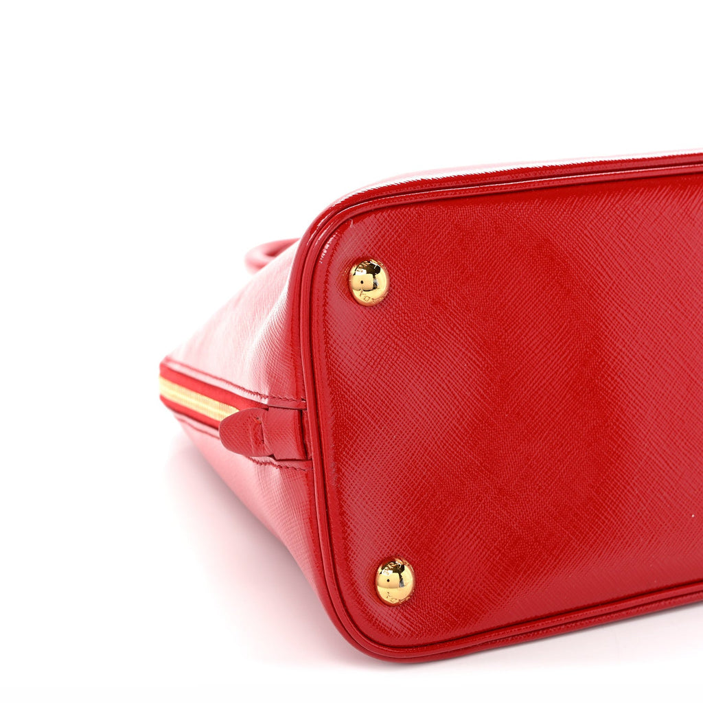 Saffiano Vernice Medium Promenade Tote Rosso