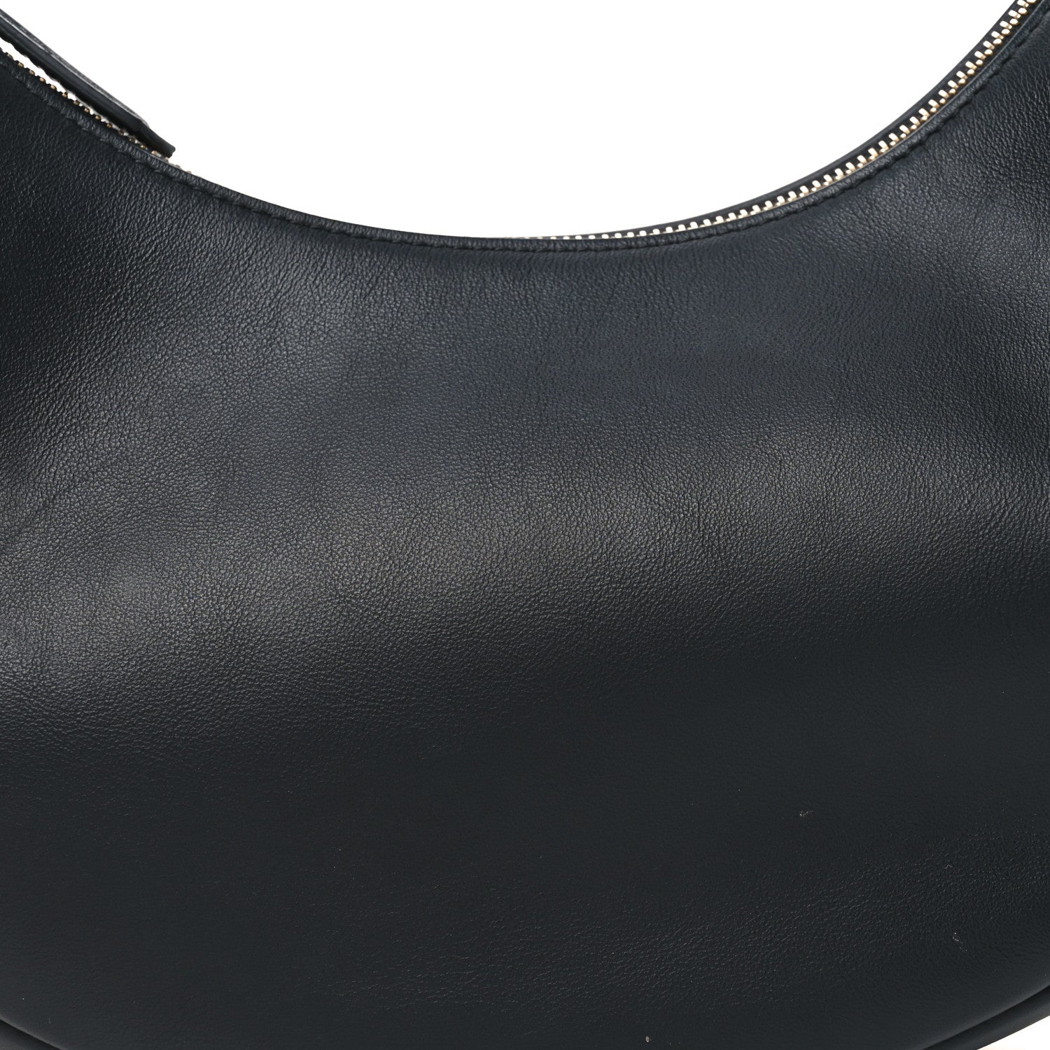 Vitello Grace Matte Small Fendigraphy Hobo Bag Black