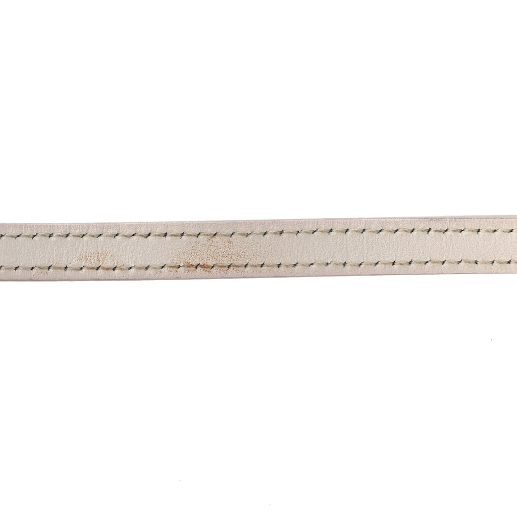 Calfskin DG Logo Flap Crossbody Bag White