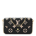 Empreinte Monogram Giant Felicie Pochette Black Beige