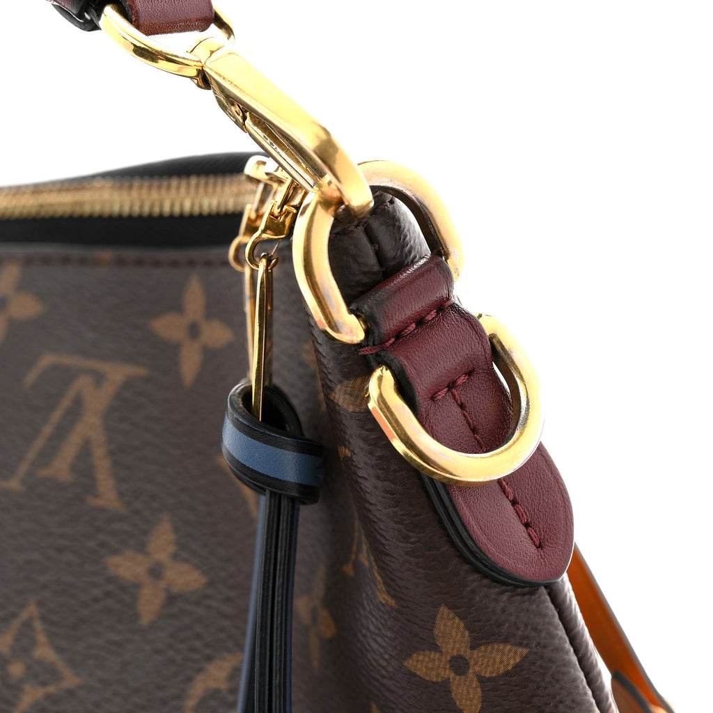 Monogram Beaubourg Hobo Mini Bordeaux Red Peach Safran Blue Jean Blue