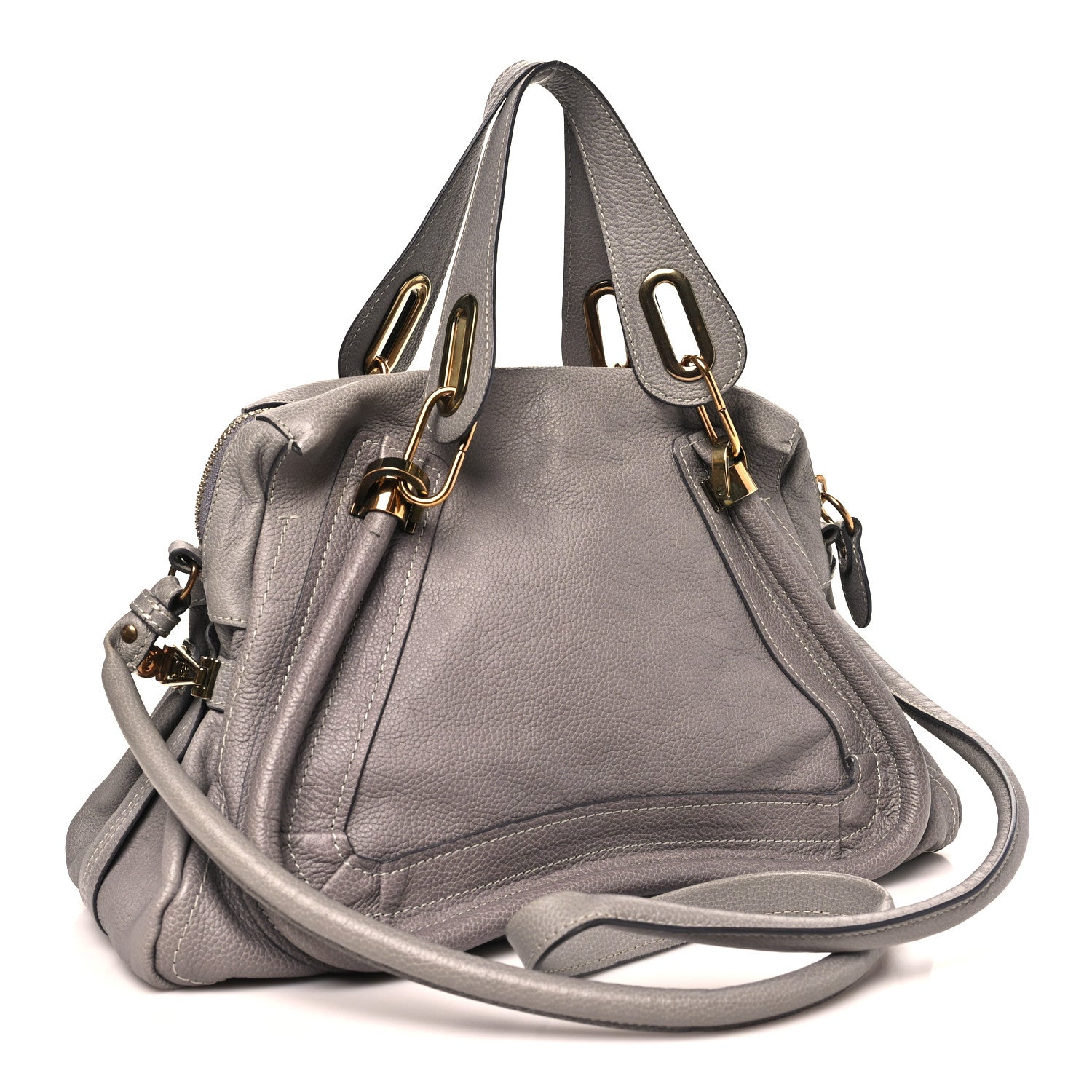 Calfskin Medium Paraty Cashmere Grey