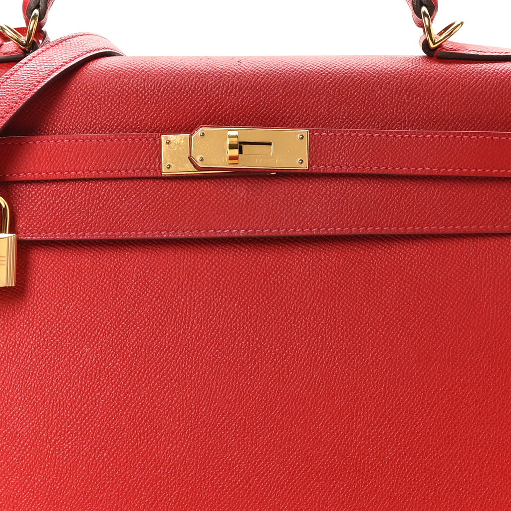 Epsom Kelly Sellier 32 Rouge Casaque