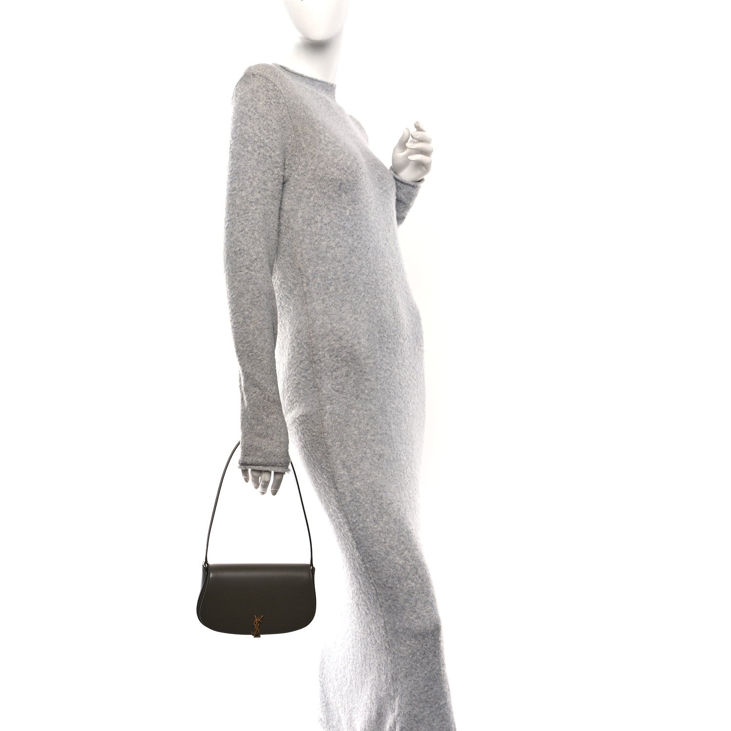 Box Calfskin Mini Voltaire Shoulder Bag Deep Musk