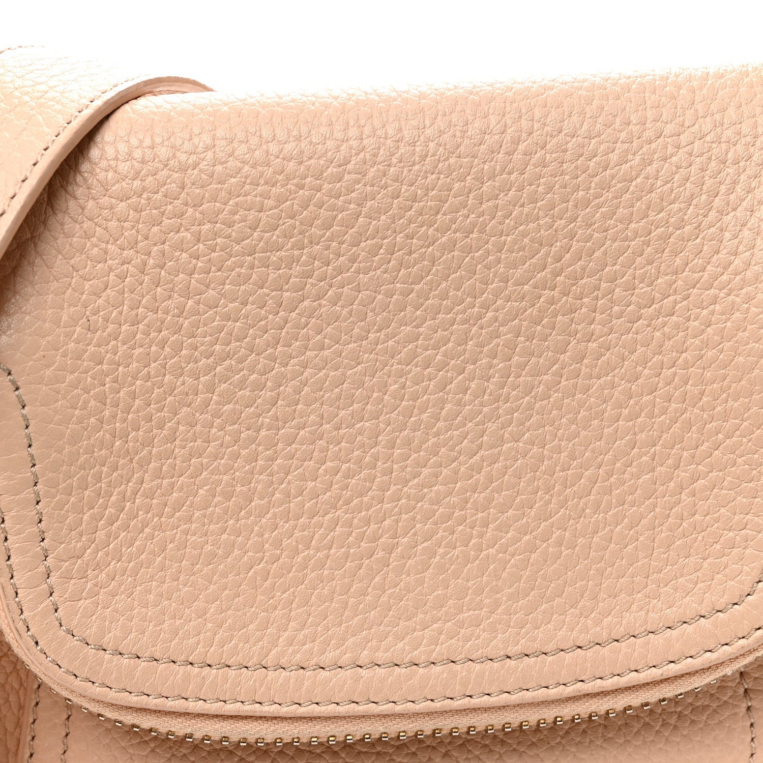 Pebbled Calfskin Jennifer Mini Crossbody Bag Blush Nude