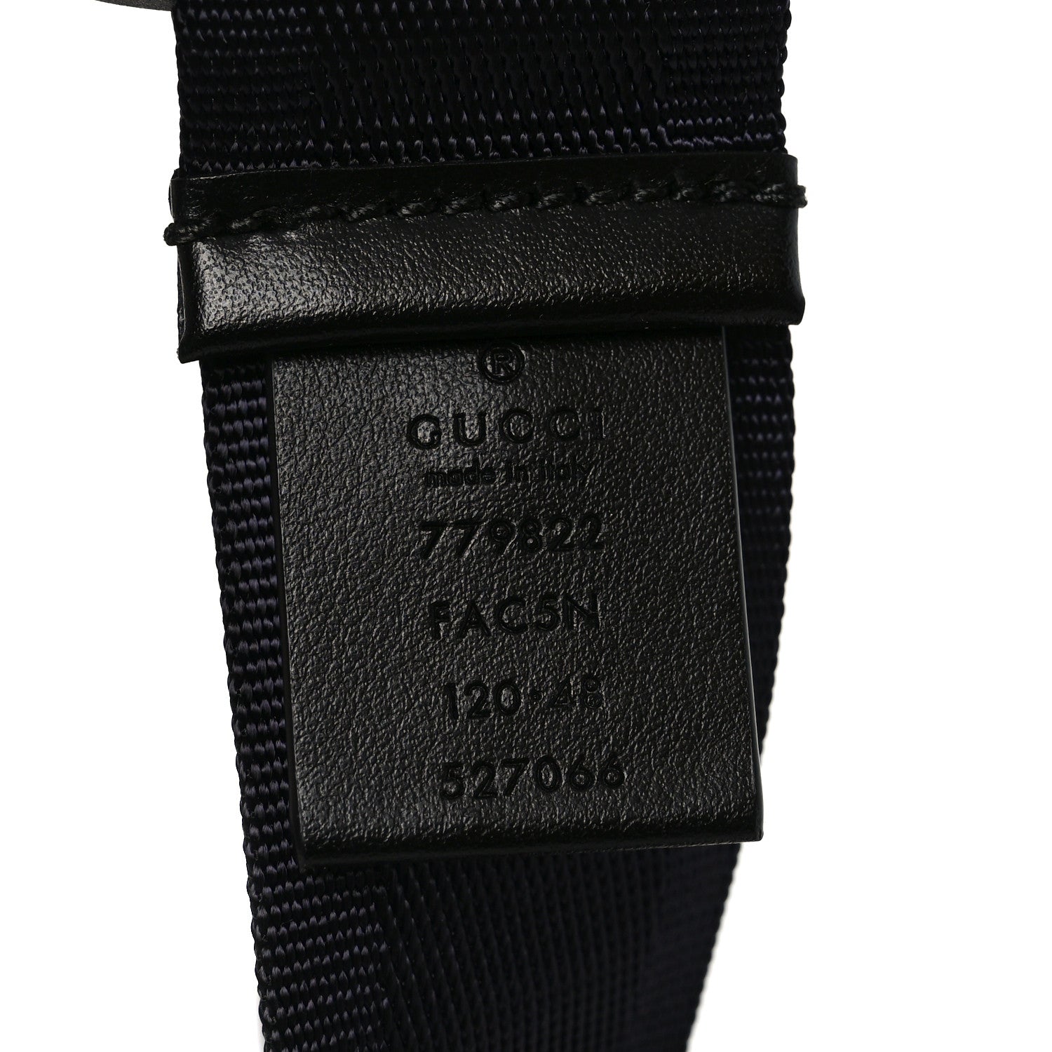 GG Monogram Belt Bag Black