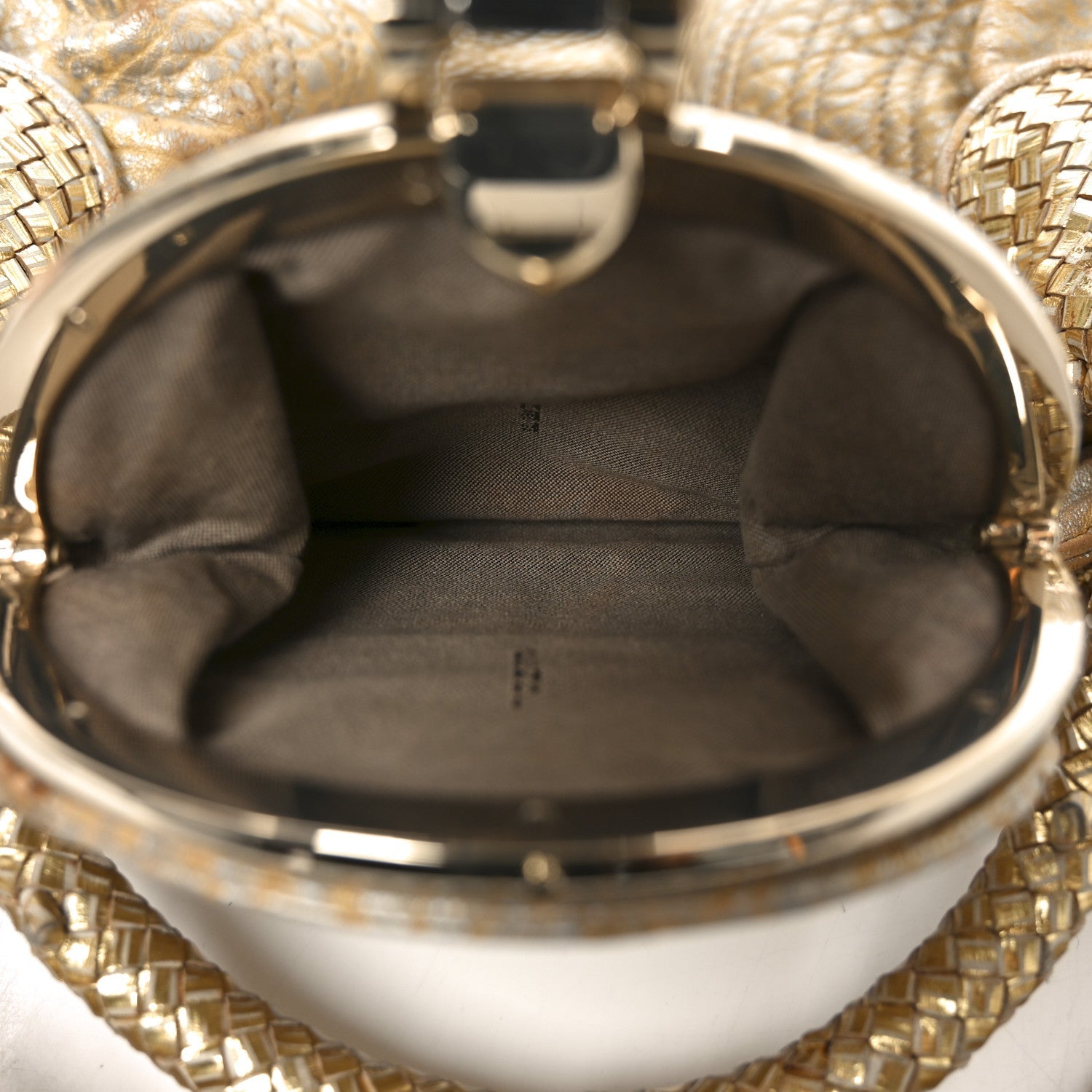 Nappa Nuvolata Bimetal Spy Oro Argento