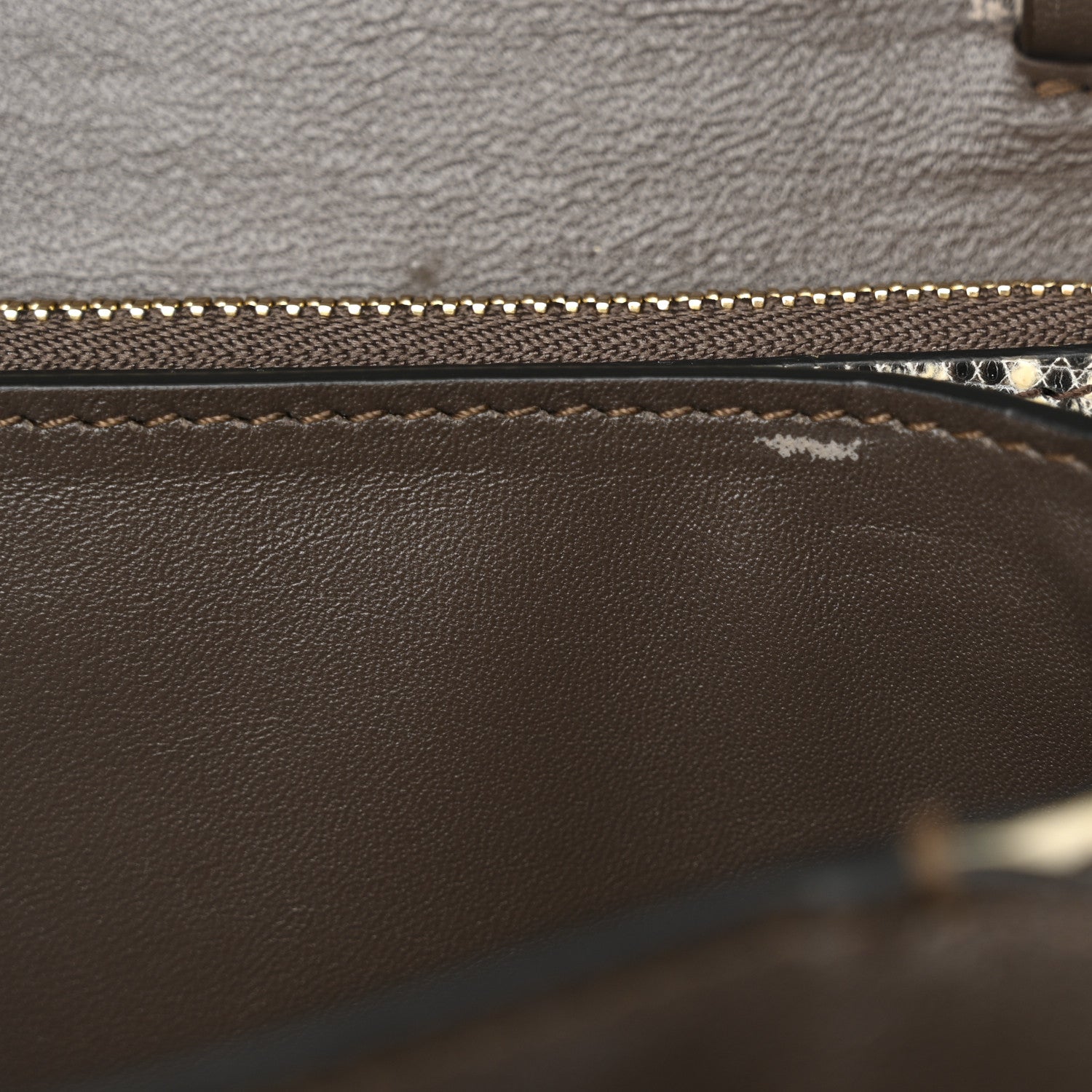 Lizard Medium Classic Box Flap Bag Natural