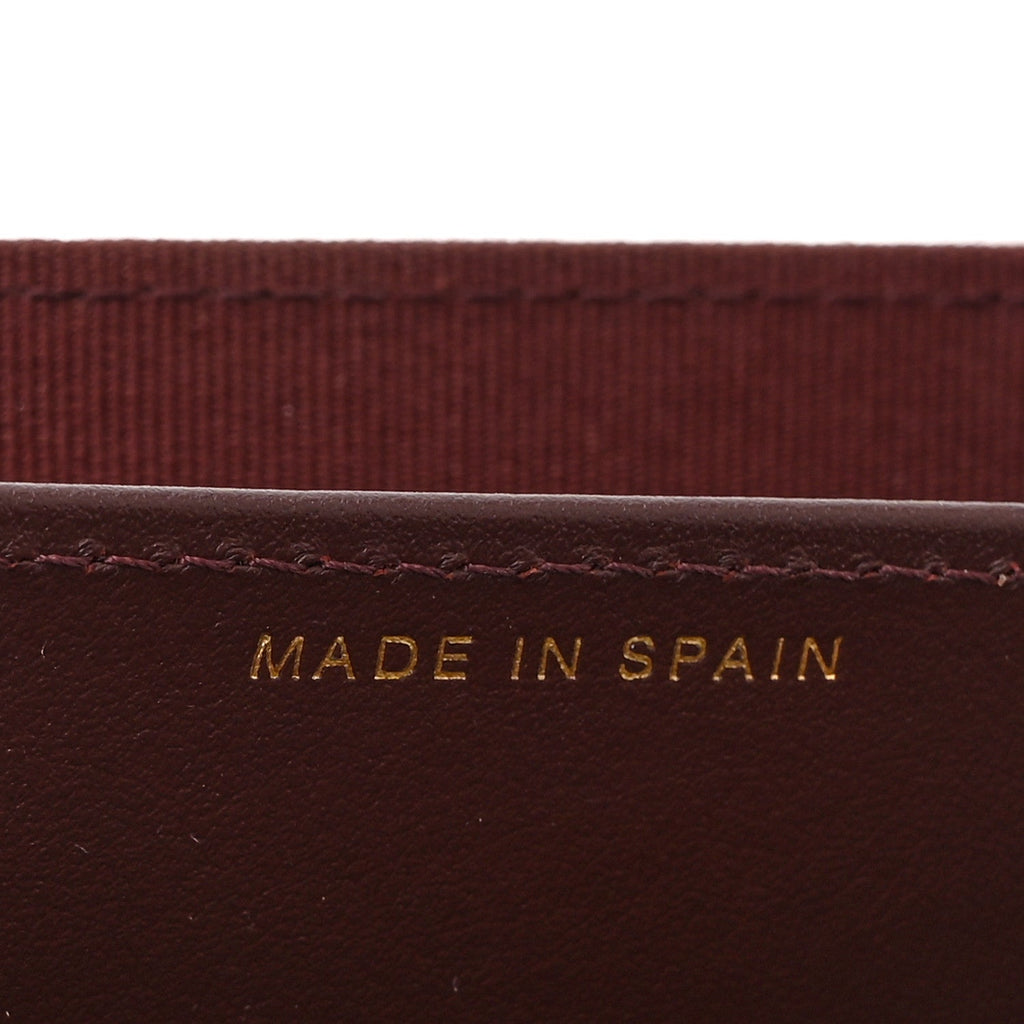 Caviar Quilted Flap  Holder Wallet Black