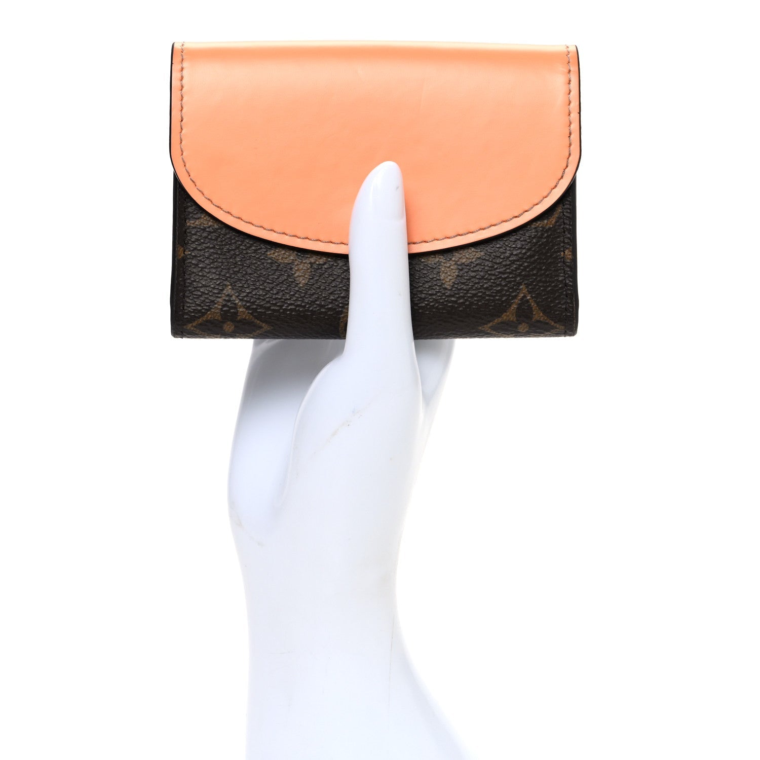 Monogram Rosalie Coin Purse Apricot