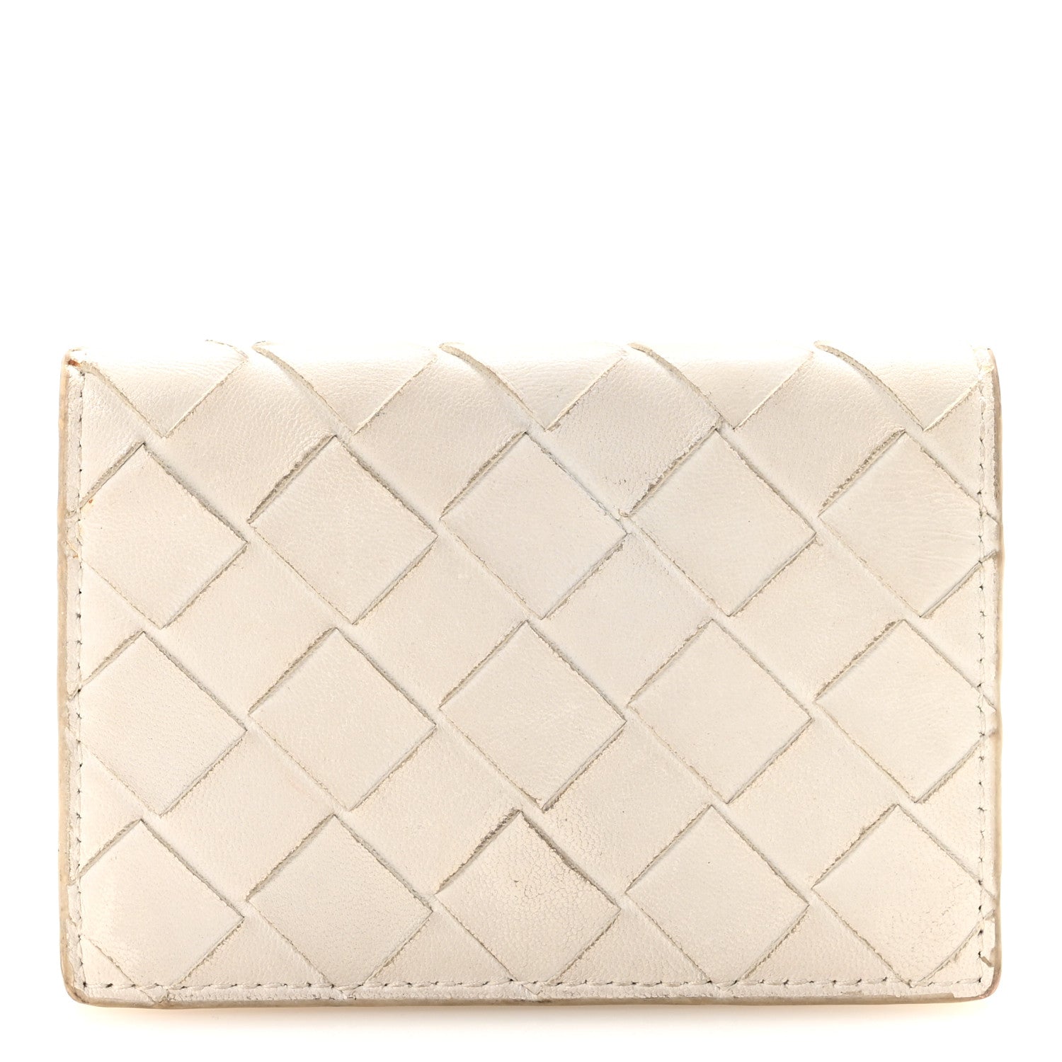 Nappa Intrecciato  Holder White
