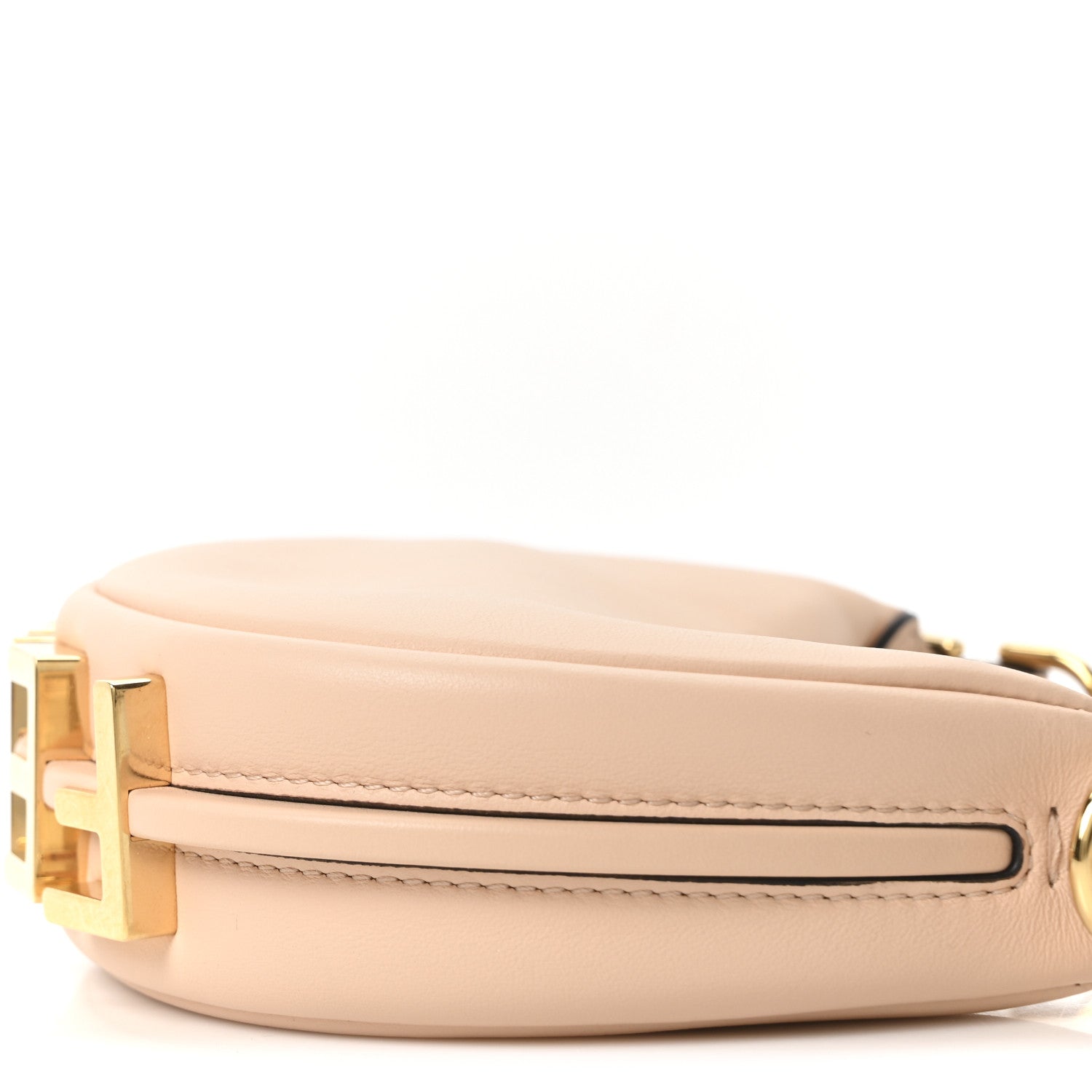 Vitello Grace Matte Nano Fendigraphy Hobo Charm Light Rose