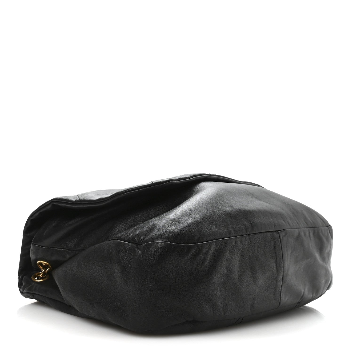 Lambskin Matelasse Monogram Large Jamie 4.3 Black