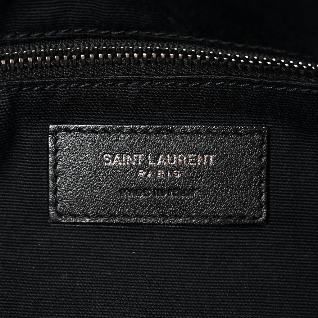 Vintage Lambskin Chevron Monogram Medium Nolita  Amaranto