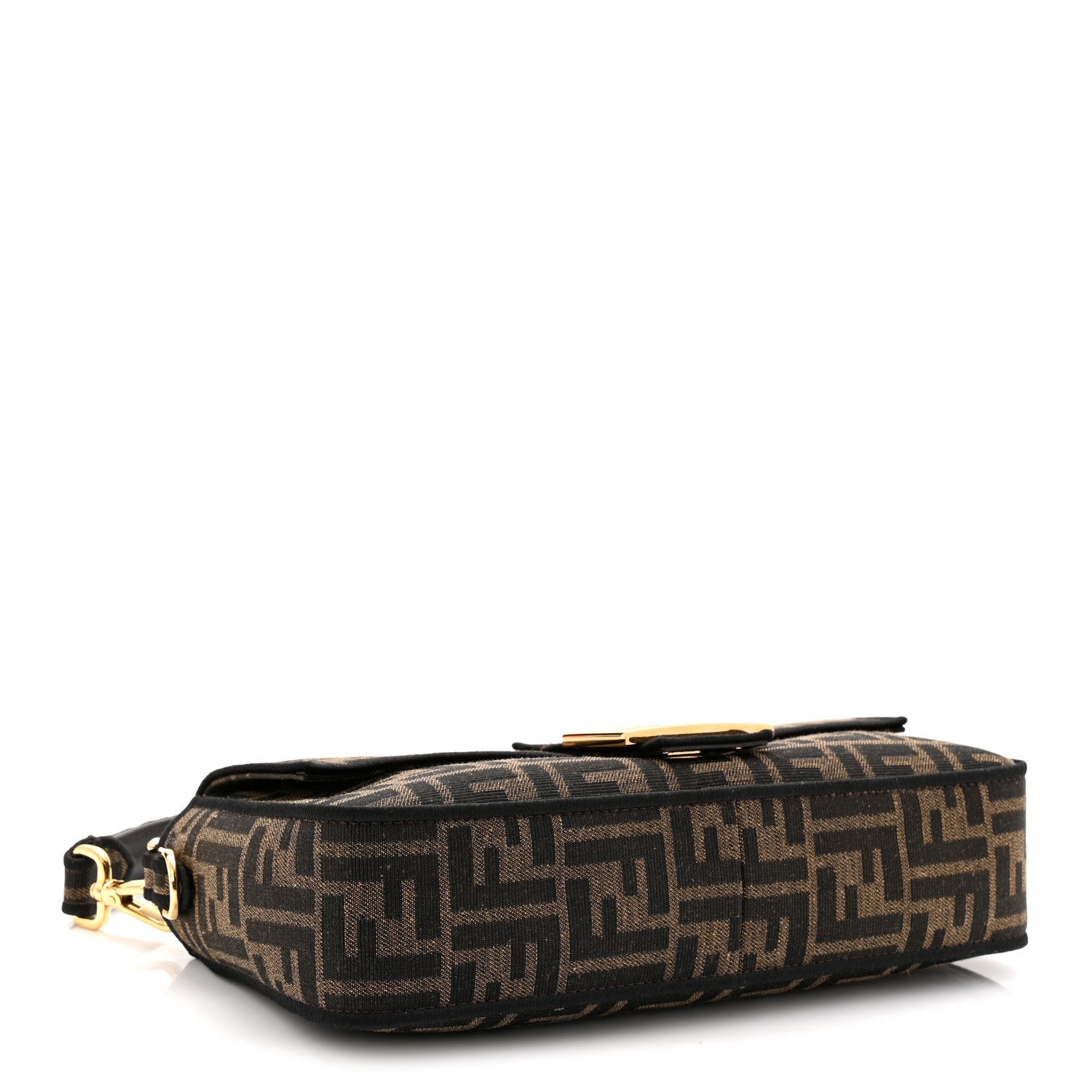 Fabric Jacquard FF 1974 Medium Baguette Tobacco Moro Black