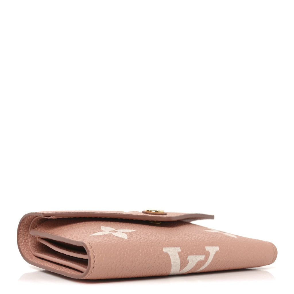 Empreinte Monogram Giant Victorine Wallet Rose Trianon Creme