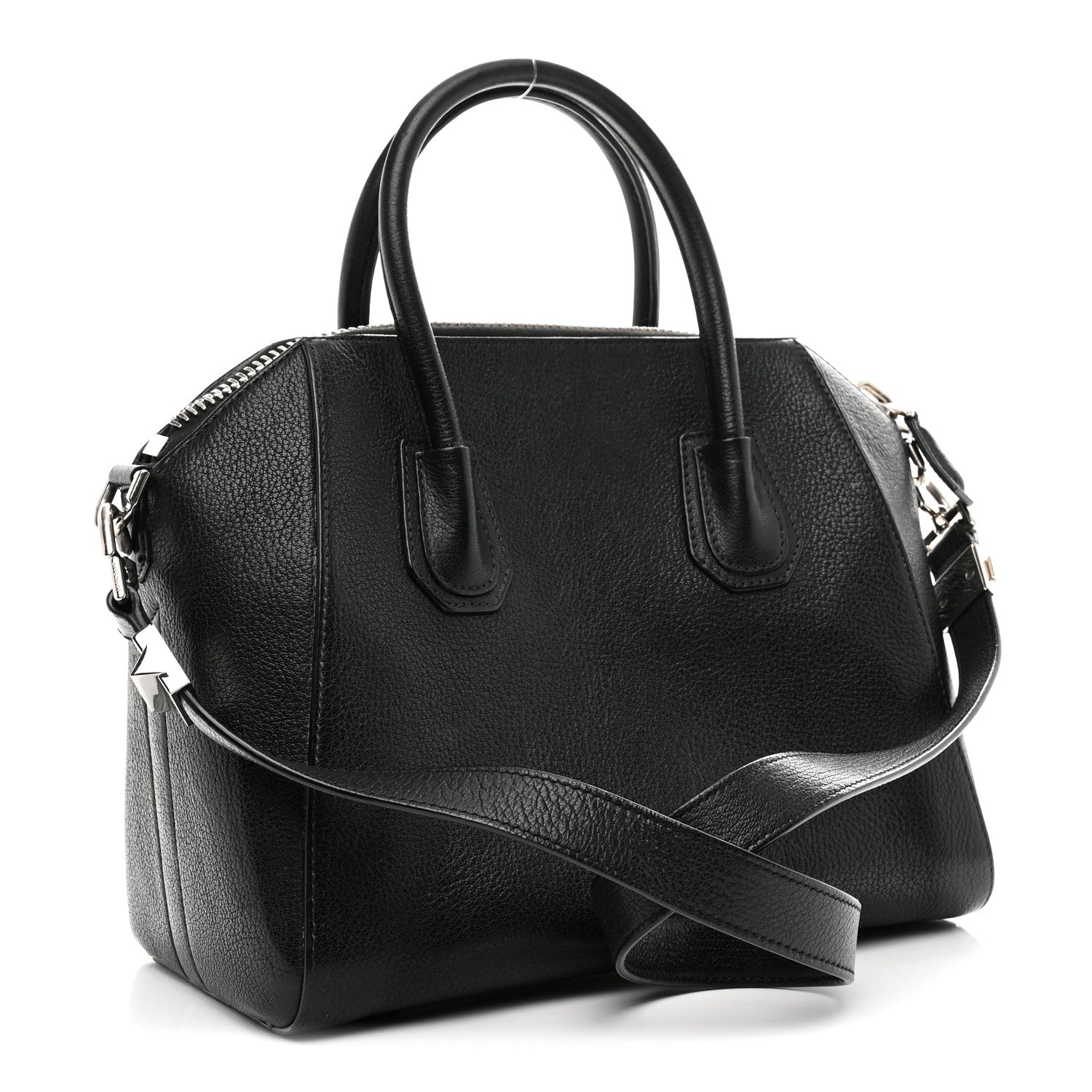 Sugar Goatskin Small Antigona Black