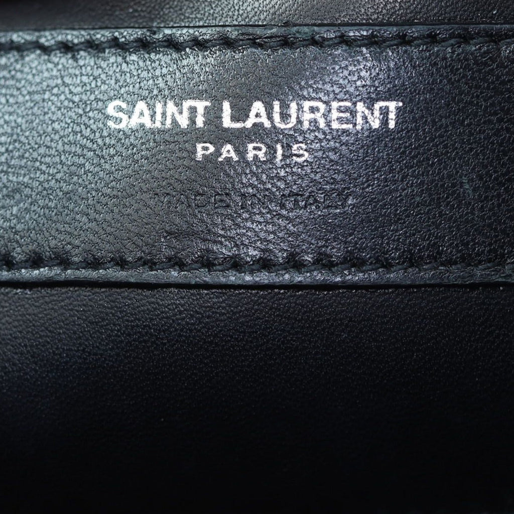 Saint Laurent Kate Tassel Chain Bag Medium Croc-Embossed