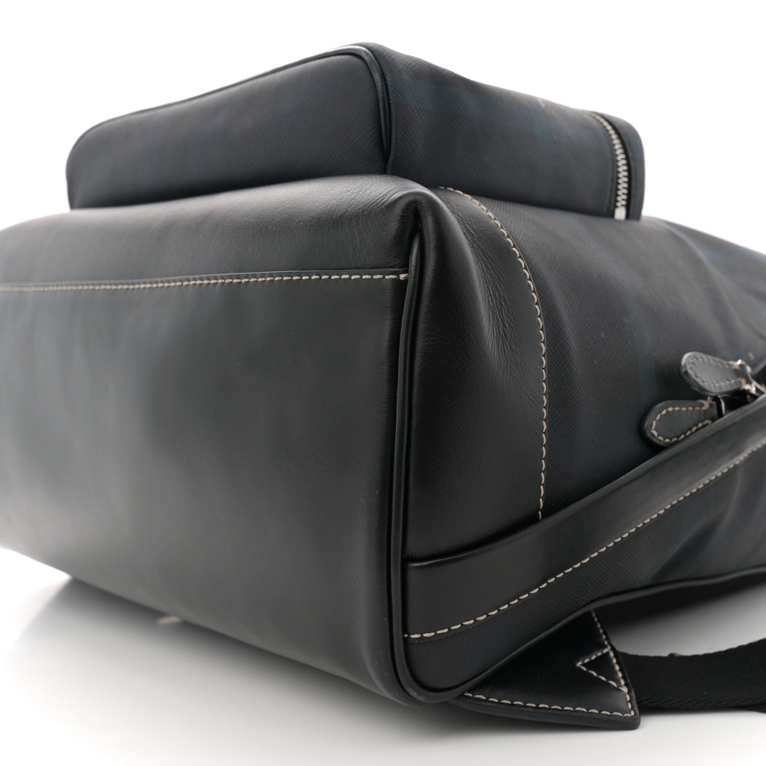E-Canvas Check Jett Backpack Navy Blue