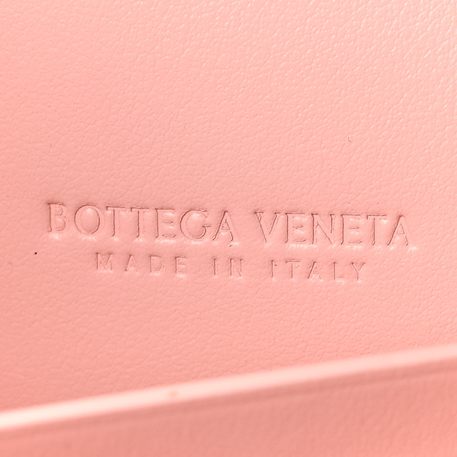 Nappa Intrecciato Long Andiamo Top Handle Clutch Rose