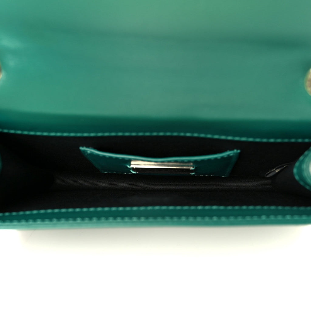 Galuchat Calfskin Serpenti Forever Crossbody Bag Green