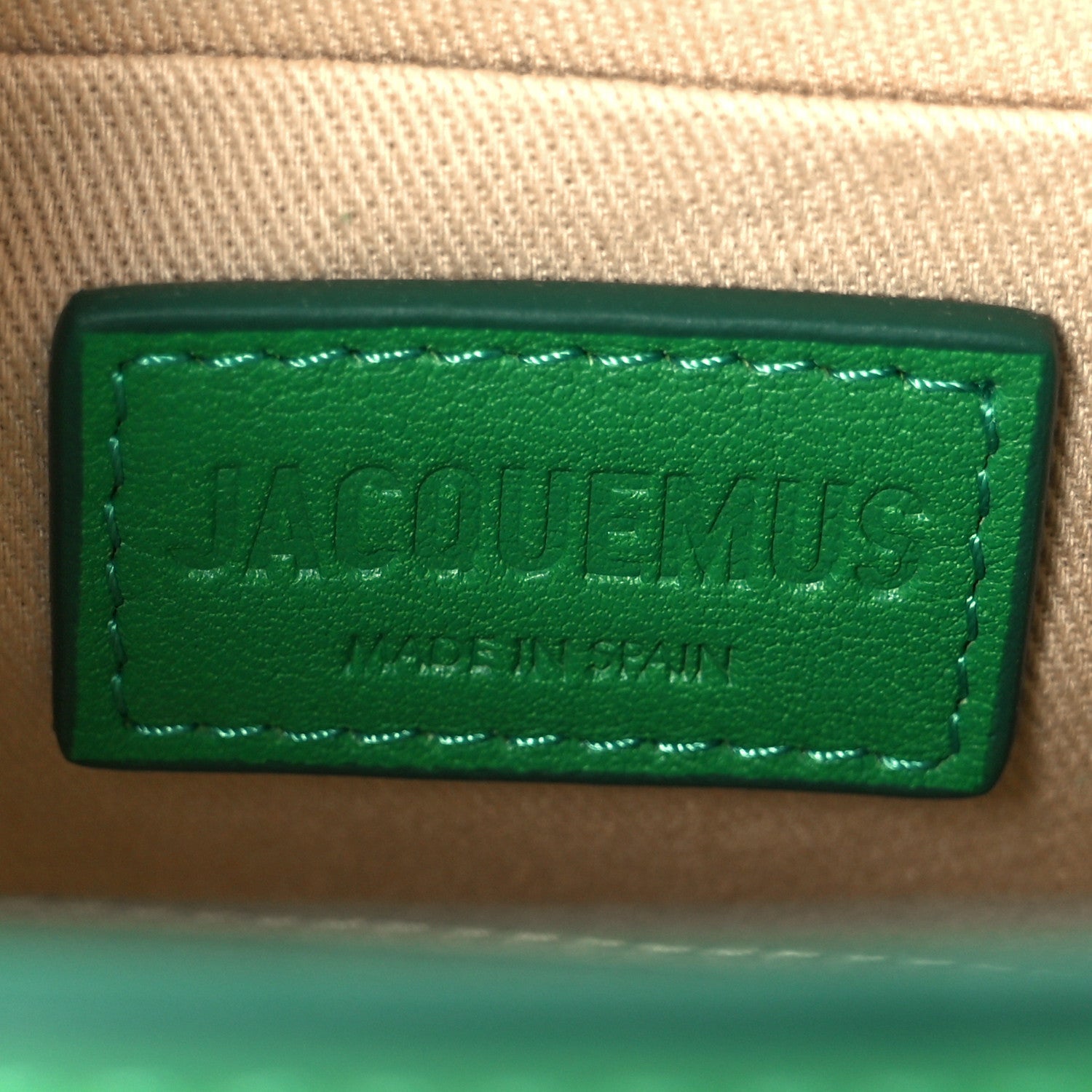 Calfskin Le Chiquito Noeud Green