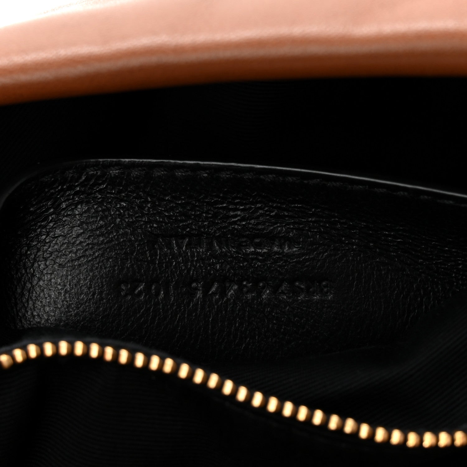Lambskin Matelasse Monogram Small Jamie 4.3 Light Fox
